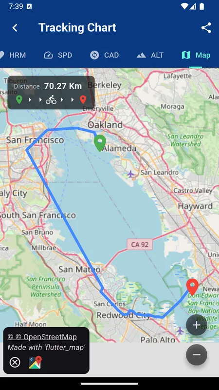 CycloBikeMeter Screenshot 3